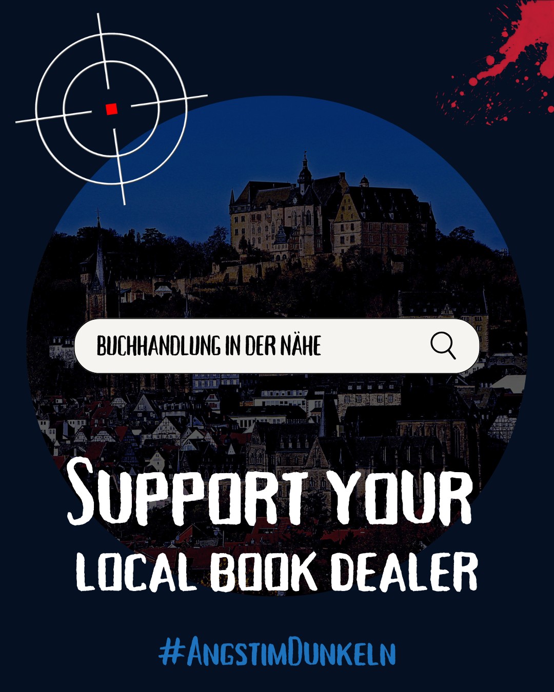 Support your local book dealer.
#Krimi #TeamMarburg #TatortMarburg #AngstimDunkeln #Marburg #MarburgKrimi
