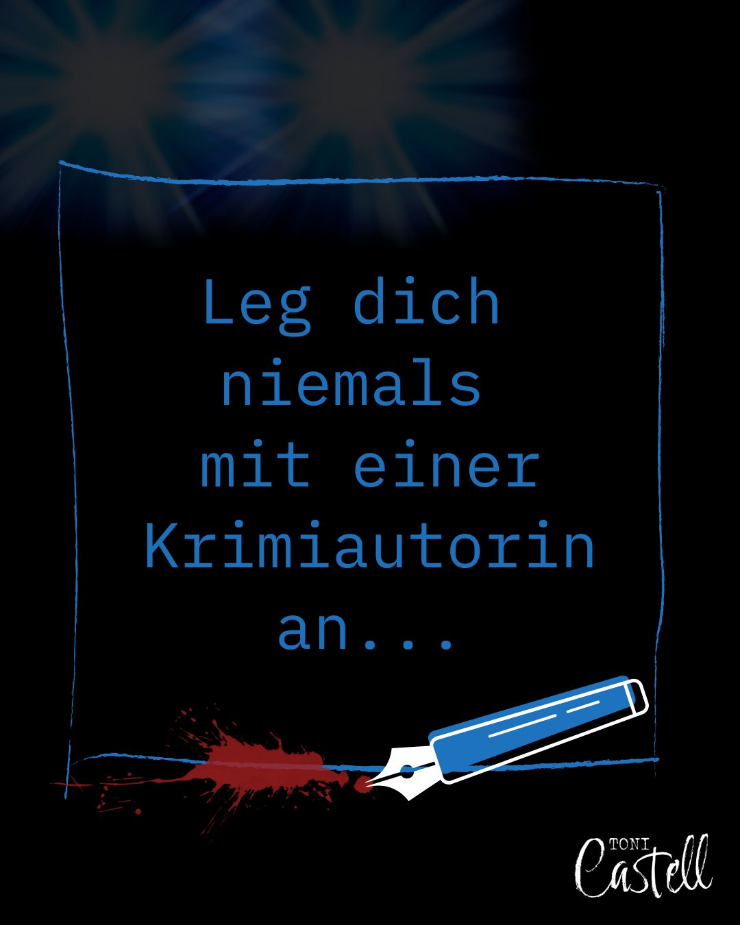 Lege dich niemals mit einer Krimiautorin an. Sie schreibt dich in ihr Buch und killt dich.
Nur, damit ich das mal erwähnt habe 😁
#Krimi #TatortMarburg #nevernotwriting #bookstagram #instabooks #instacrime #crimegram