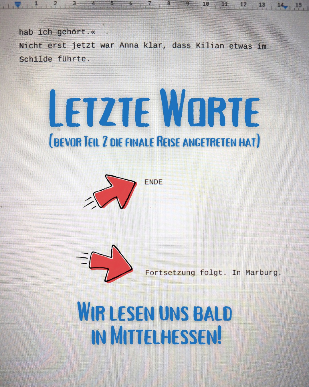 Es gibt ein Wiedersehen mit Anna und Dobbs!
Mehr dazu bald.

#AnnaundDobbs #MittelhessenKrimi #TeamMarburg #nevernotwriting