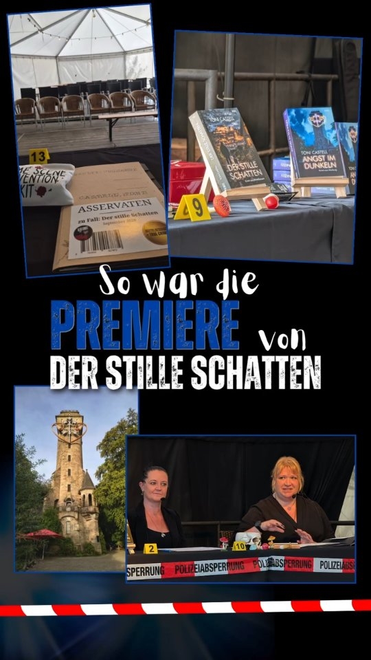 Danke für diesen tollen Empfang von "Der stille Schatten"! Danke an alle Helfer am Spiegelslustturm! Und Dank an all die fleißigen Fotograf*innen!